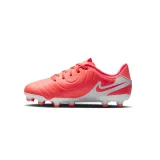Chlapčenské futbalové kopačky outdoorové NIKE Tiempo Legend 10 Academy Jr FG MG hot lava white · záber 2
