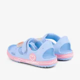 Dievčenské sandále COQUI Yogi + Amulet K light elemental blue fondant pink · záber 4