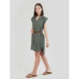 Dámske šaty FUNDANGO Mona Dress-537-khaki · záber 4