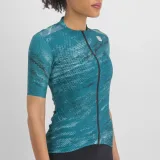 Dámsky cyklistický dres s krátkym rukávom SPORTFUL Cliff supergiara w jersey, shade spruce · záber 4