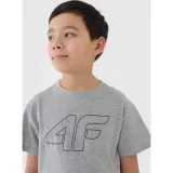 Chlapčenské tričko s krátkym rukávom 4F JUNIOR TSHIRT M2331-25M-GREY MELANGE · záber 2