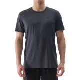 Pánske tréningové tričko s krátkym rukávom 4F TSHIRT FNK-WSS24TFTSM599-20M-DEEP BLACK MELANGE · záber 2