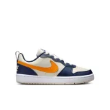 Chlapčenská rekreačná obuv NIKE Court Borough Low Recraft Jr orewood brown orange midnight navy · záber 3