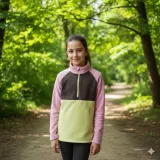 Dievčenská lyžiarska flisová mikina - Veľkosť: 4213 · záber 5