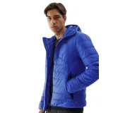 Pánska turistická bunda 4F DOWN JACKET-AW23TDJAM245-36S-COBALT · záber 2