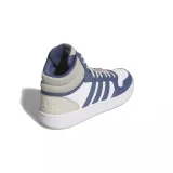 Pánska rekreačná obuv ADIDAS Hoops 3.0 Mid cloud white preloved blue putty grey · záber 5