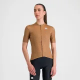 Dámsky cyklistický dres s krátkym rukávom SPORTFUL Checkmate w jersey, gold mauve · záber 2