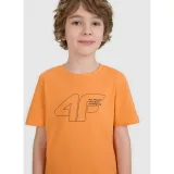 Chlapčenské tričko s krátkym rukávom 4F JUNIOR TSHIRT M2185-70S-ORANGE · záber 2