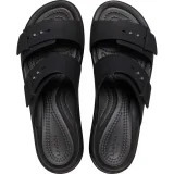 Dámske sandále na platforme (módna obuv) CROCS Brooklyn Buckle Low Wedge W black · záber 4