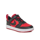 Chlapčenská rekreačná obuv NIKE Court Borough Low Recraft K university red orange midnight navy · záber 3