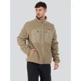 Pánska turistická mikina so zipsom FUNDANGO Haven Hybrid Jacket-636-cashmere · záber 3