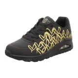 Dámska rekreačná obuv SKECHERS Uno Golden Heart black gold · záber 3
