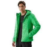 Pánska turistická bunda 4F DOWN JACKET-AW23TDJAM245-42S-LIGHT GREEN · záber 1