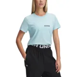 Dámske tričko s krátkym rukávom UNDER ARMOUR UA Rival Outline SS-BLU · záber 1