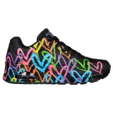 Dámska vychádzková obuv SKECHERS Uno Highlight Love black multi · záber 2