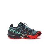 Pánska bežecká trailová obuv SALOMON Speedcross 6 GTX M north atlantic black cherry tomato · záber 2