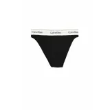 Dámske nohavičky CALVIN KLEIN HIGH LEG TANGA-Black · záber 1