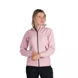 Dámska turistická softshellová bunda NORTHFINDER CORI-666lightpink · záber 1