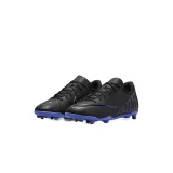 Chlapčenské futbalové kopačky outdoorové NIKE Mercurial Vapor 15 Club Jr FG black hyper royal chrome · záber 3