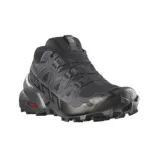 Dámska bežecká trailová obuv SALOMON Speedcross 6 GTX W black black phantom · záber 1