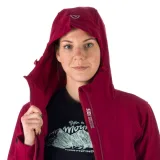 Dámska turistická softshellová bunda NORTHFINDER ASHLEE-510-cherry · záber 5