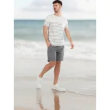 Pánske tričko s krátkym rukávom FUNDANGO Jaggy Pocket T-shirt-180-fog · záber 5