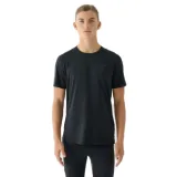 Pánske tréningové tričko s krátkym rukávom 4F TSHIRT FNK M1343-20S-DEEP BLACK · záber 1
