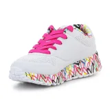 Dievčenská rekreačná obuv SKECHERS Uno Lite Lovely Luv K white pink · záber 4