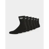 Ponožky ADIDAS 6 PACK-MID ANKLE SCK-BLACK · záber 3