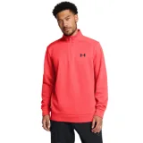 Pánska zateplená tréningová mikina s 1 2 zipsom UNDER ARMOUR UA Armour Fleece 1 4 Zip-RED · záber 1