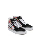 Dámska vychádzková obuv VANS UA SK8-HI (Floral Checkerboard) black true white · záber 3