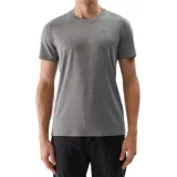 Pánske tréningové tričko s krátkym rukávom 4F TSHIRT FNK-WSS24TFTSM599-27M-COLD LIGHT GREY MELANGE · záber 1