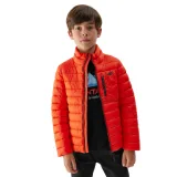 Chlapčenská bunda 4F JUNIOR DOWN JACKET-JAW23TDJAM220-70S-ORANGE · záber 2