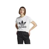 Dámske tričko s krátkym rukávom ADIDAS ORIGINALS TREFOIL TEE-IK4036-white · záber 1