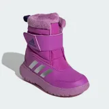 Dievčenské vysoké zimné topánky ADIDAS Winterplay purple burst silver metalic preloved purple · záber 3
