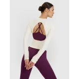 Dámske tréningové tričko s dlhým rukávom 4F LONGSLEEVE FNK F403-11S-OFF WHITE · záber 2