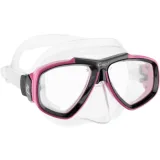 Potápačská maska CRESSI FOCUS MASK SIL CLEAR FRAME PINK · záber 1