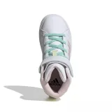 Dievčenská rekreačná obuv ADIDAS Grand Court Mid cloud white clear pink ice yellow · záber 3