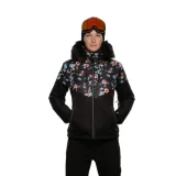 Dámska lyžiarska bunda AUTHORITY SJ-GLAM W printed black · záber 1