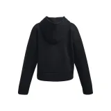 Dievčenská zateplená tréningová mikina s kapucňou UNDER ARMOUR UA Rival Fleece Crop Hoodie-BLK · záber 2