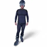 Pánske termo tričko s dlhým rukávom BLIZZARD SHORT CUT-Mens long sleeve, anthracite neon yellow · záber 3