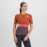 Dámsky cyklistický dres s krátkym rukávom SPORTFUL Snap w jrs, huckleberry cayenna red · záber 2