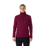 Dámska zateplená turistická mikina so zipsom NORTHFINDER BETHANY -510-cherry · záber 2