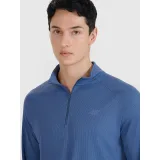 Pánske bežecké tričko s dlhým rukávom 4F LONGSLEEVE FNK-WSS25TFLOM327-32S-DENIM · záber 2