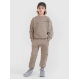 Chlapčenská mikina 4F JUNIOR SWEATSHIRT-JWSS25TSWSM1713-83S-BEIGE · záber 4