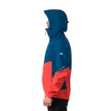 Pánska turistická softshellová bunda NORTHFINDER GRAYSON 631-inkblueorange · záber 4