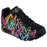 Dámska vychádzková obuv SKECHERS Uno Highlight Love black multi · záber 1