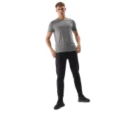 Pánske tréningové tričko s krátkym rukávom 4F TSHIRT FNK-WSS24TFTSM599-27M-COLD LIGHT GREY MELANGE · záber 5