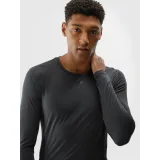 Pánske tréningové tričko s dlhým rukávom 4F LONGSLEEVE FNK-WAW24TFLOM273-22M-ANTHRACITE MELANGE · záber 5