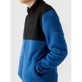 Chlapčenská flisová mikina so zipsom 4F JUNIOR FLEECE-JWAW24TFLEM212-32S-DENIM · záber 2